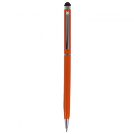 Кулькова ручка зі стилусом помаранчевий - V1537-07