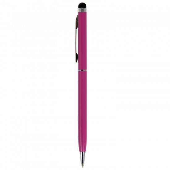 Кулькова ручка зі стилусом рожевий - V1537-21