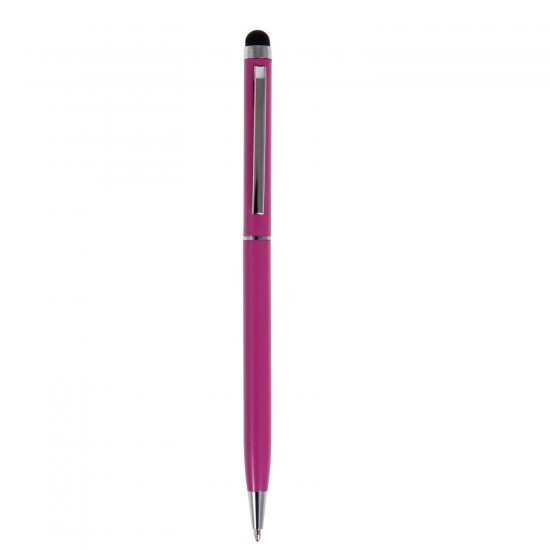Кулькова ручка зі стилусом рожевий - V1537-21