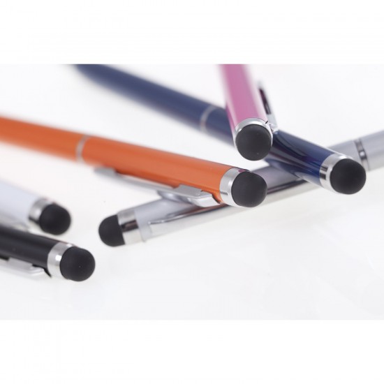 Ручка-стилус металева кулькова Voyager помаранчевий - V1537-07