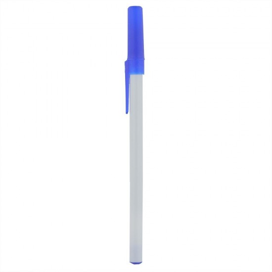 Кулькова ручка з ковпачком синій - V1584-11