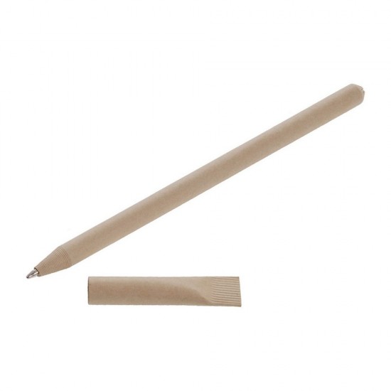 Еко-ручка кулькова Voyager з ковпачком коричневий - V1630-00