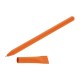 Еко-ручка кулькова з ковпачком, паперова помаранчевий - V1630-07