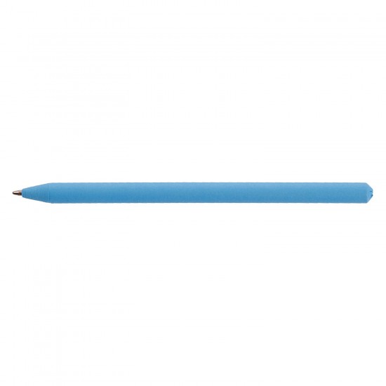 Еко-ручка кулькова з ковпачком, паперова синій - V1630-11