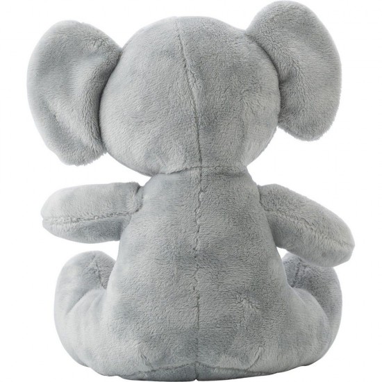 Іграшка плюшевий слон, з биркою для друку сірий - V1634-19
