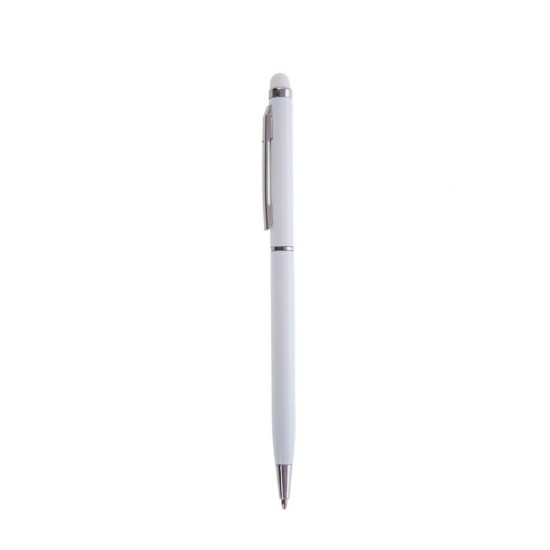 Кулькова ручка зі стилусом білий - V1637-02