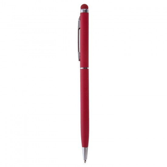 Кулькова ручка зі стилусом червоний - V1637-05