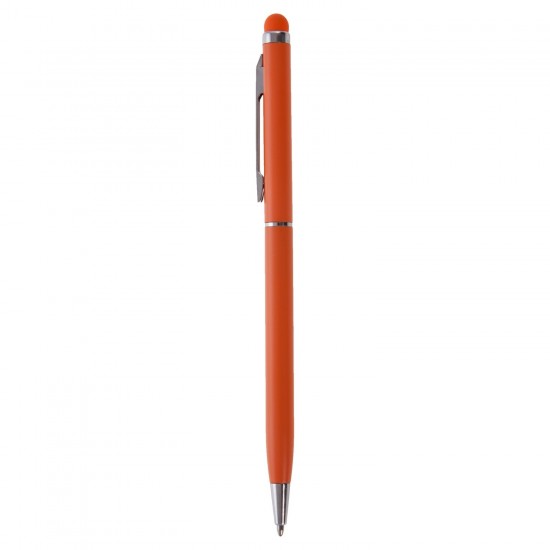 Кулькова ручка зі стилусом помаранчевий - V1637-07
