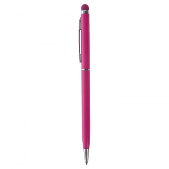 Кулькова ручка зі стилусом рожевий - V1637-21