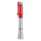 Ліхтарик 2 LED і кулькова ручка зі шнуром червоний - V1654-05