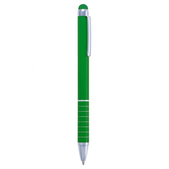 Кулькова ручка зі стилусом зелений - V1657-06