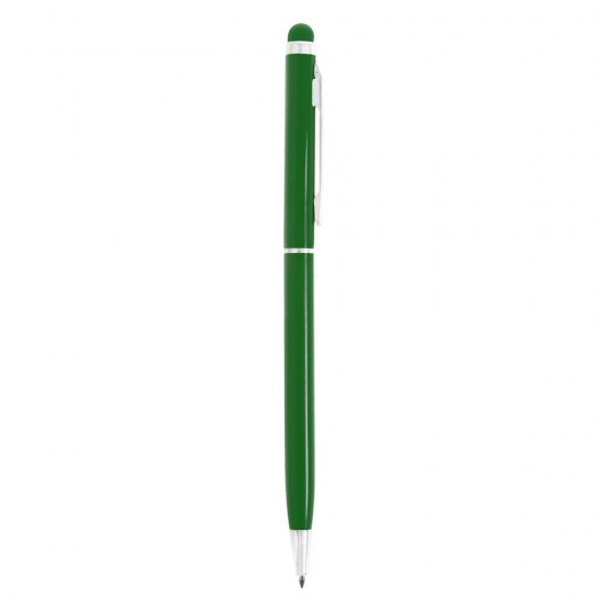 Кулькова ручка зі стилусом зелений - V1660-06