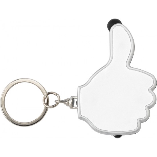 Брелок-стилус з ліхтариком Voyager Like it LED білий - V1686-02