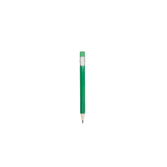 Олівець маленький з гумкою зелений - V1697-06