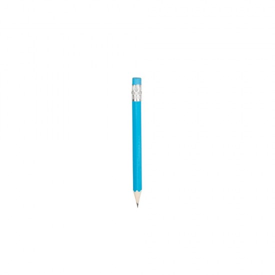 Олівець маленький з гумкою синій - V1697-11