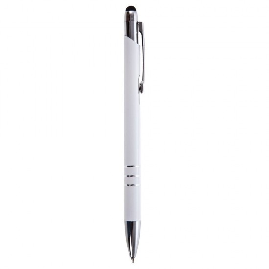 Кулькова ручка зі стилусом білий - V1701-02