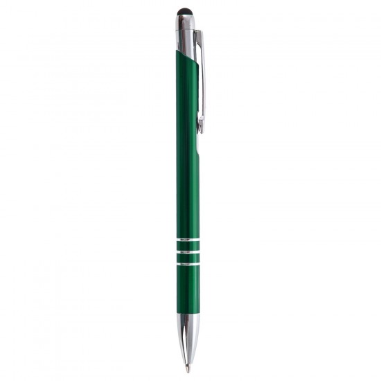 Кулькова ручка зі стилусом зелений - V1701-06