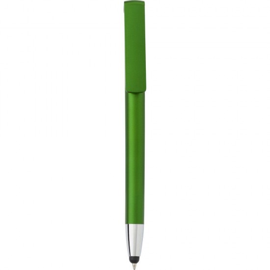Кулькова ручка, сенсорна ручка з підставкою для телефону зелений - V1753-06