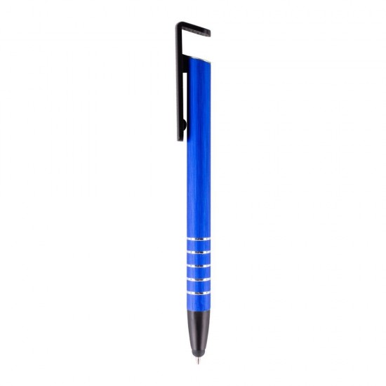 Кулькова ручка з підставкою для телефону кобальт - V1816-04