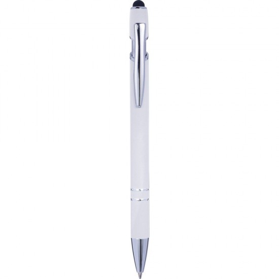 Кулькова ручка, сенсорна ручка білий - V1917-02