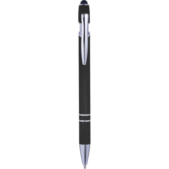 Кулькова ручка, сенсорна ручка чорний - V1917-03