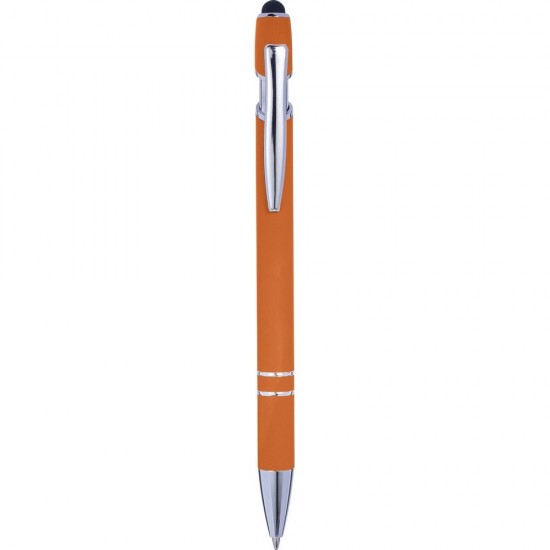 Кулькова ручка, сенсорна ручка помаранчевий - V1917-07