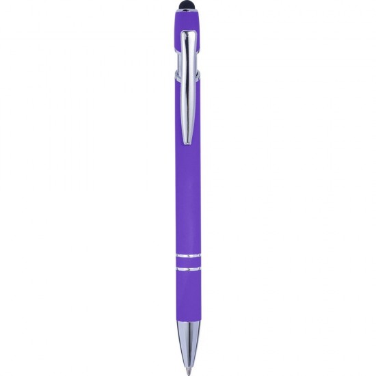 Кулькова ручка, сенсорна ручка фіолетовий - V1917-13