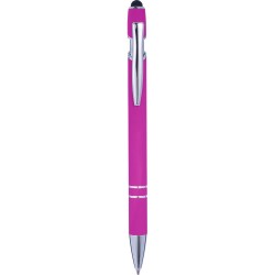 Ручка-стилус металева кулькова Voyager рожевий - V1917-21
