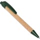 Коркова кулькова ручка зелений - V1928-06