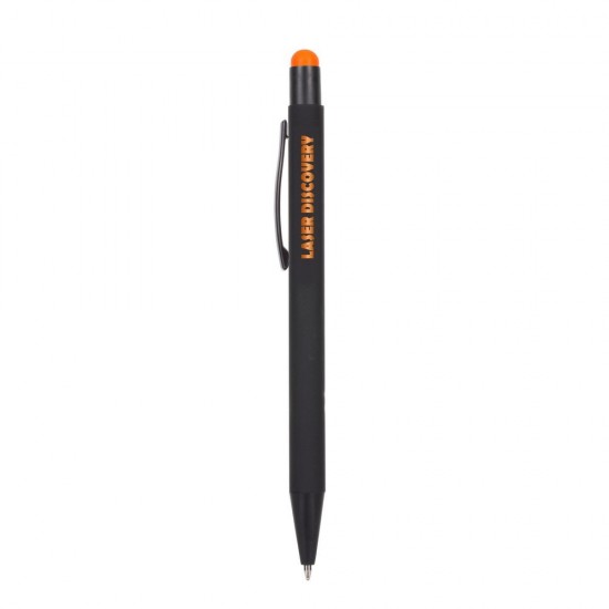 Кулькова ручка, сенсорна ручка помаранчевий - V1932-07