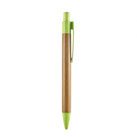 Бамбуковая шариковая ручка світло-зелений - V1947-10