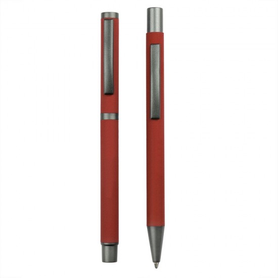 Набір кулькових ручок червоний - V1957-05