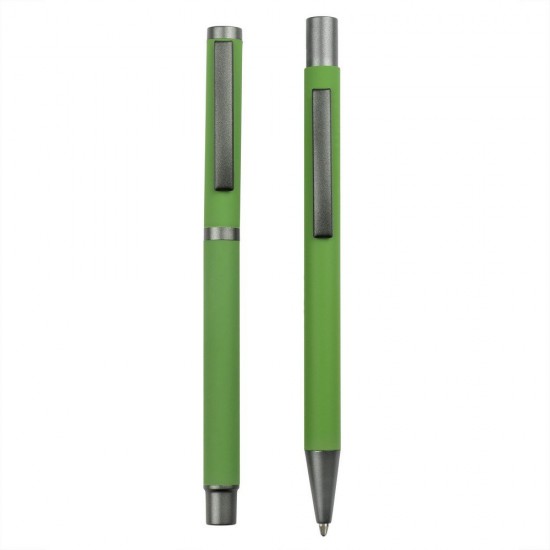 Набір кулькових ручок зелений - V1957-06