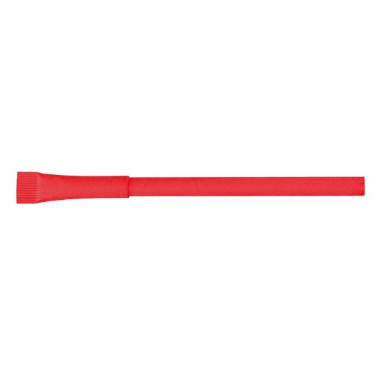 Еко-ручка кулькова з паперу червоний - V1969-05