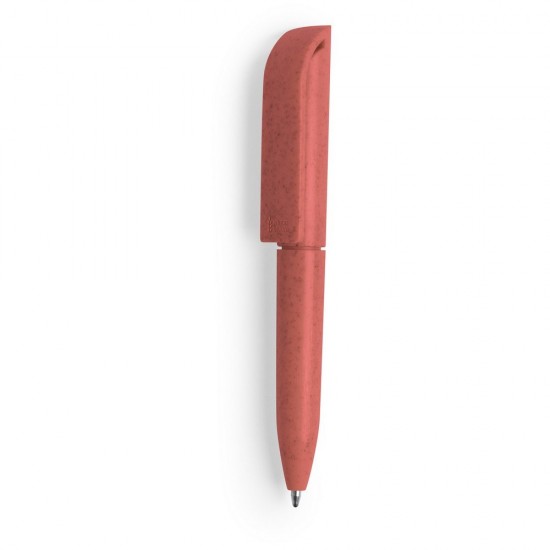 Еко-ручка міні з пшеничної соломи червоний - V1980-05
