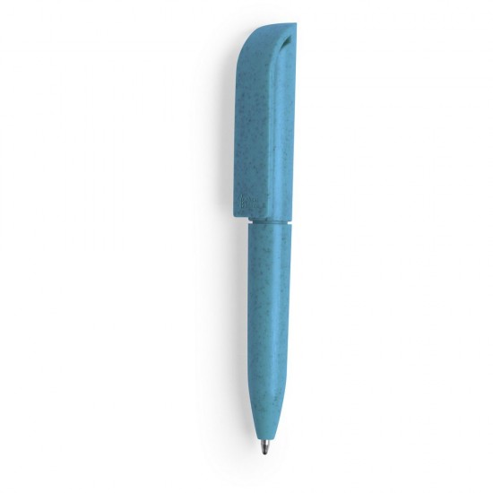 Еко-ручка міні з пшеничної соломи синій - V1980-11