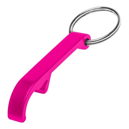 Брелок для ключів з відкривачкою рожевий - V2045-21