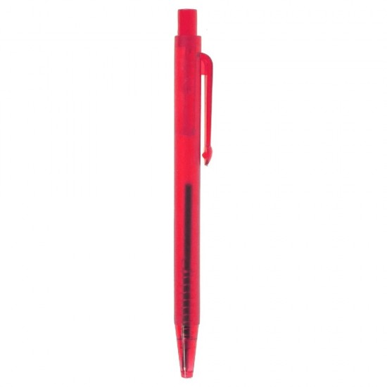 Блокнот приблизно a7 з кульковою ручкою червоний - V2249-05