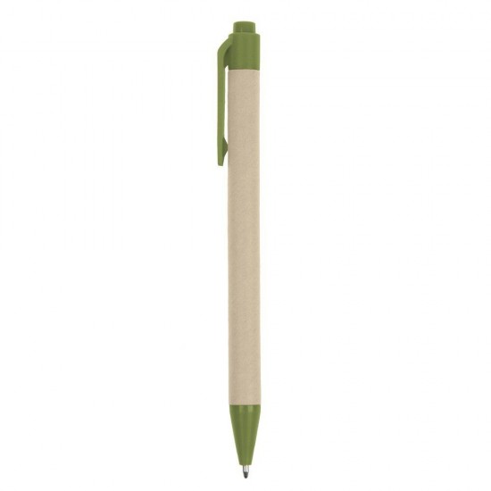 Еко-блокнот А5 з кульковою ручкою світло-зелений - V2389-10