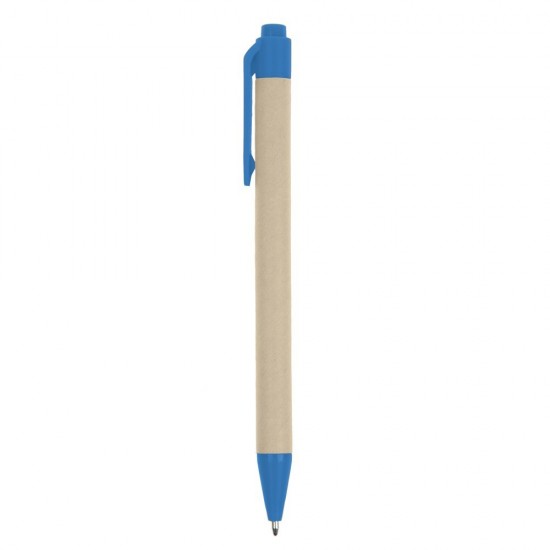 Еко-блокнот А5 з кульковою ручкою синій - V2389-11