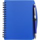 Блокнот в лінію на спіралі А5 Voyager, м'яка обкладинка, з кульковою ручкою кобальт - V2391-04