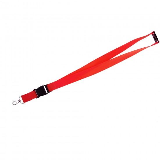 Шнурок для бейджа Voyager з запобіжною застібкою червоний - V2403-05
