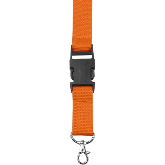 Шнурок для бейджа Voyager з запобіжною застібкою помаранчевий - V2403-07 Шнурок для бейджа Voyager з запобіжною застібкою помаранчевий - V2403-07