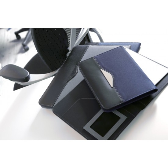 Папка для документів А4 Voyager з блокнотом сірий - V2436-19 Папка для документів А4 Voyager з блокнотом сірий - V2436-19