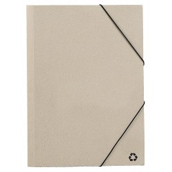 Еко-папка для документів А4 Voyager на резинці світло-коричневий - V2564-00