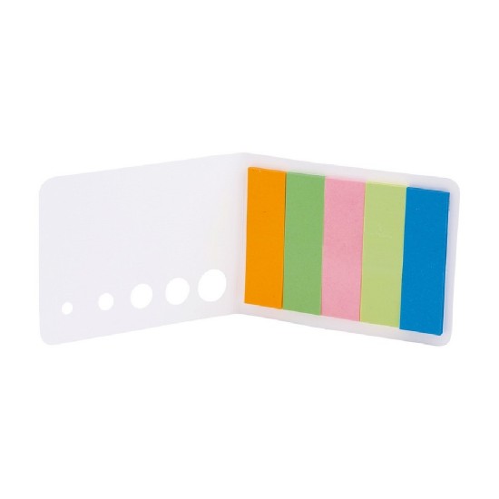 Набір стікерів для нотаток Voyager білий - V2570/A-02