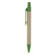 Еко-блокнот А7 з кульковою ручкою світло-зелений - V2687-10