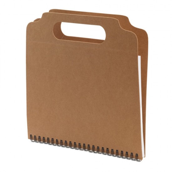 Набір стікерів Voyager з блокнотом А5 коричневий - V2699-00