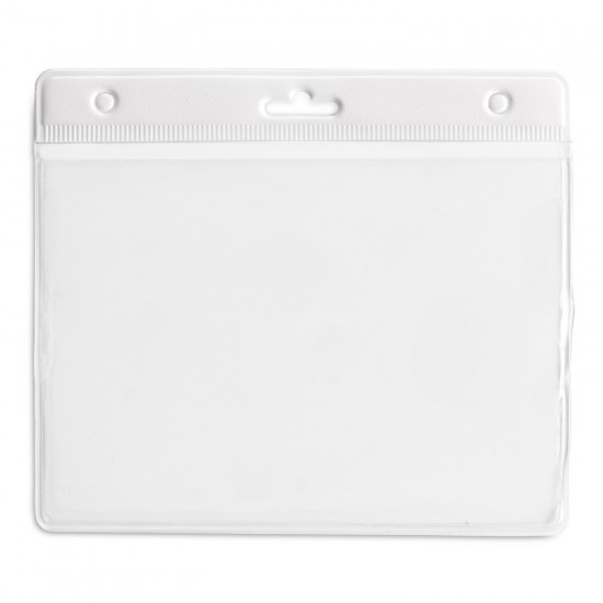 Бейдж горизонтальний Voyager білий - V2712-02