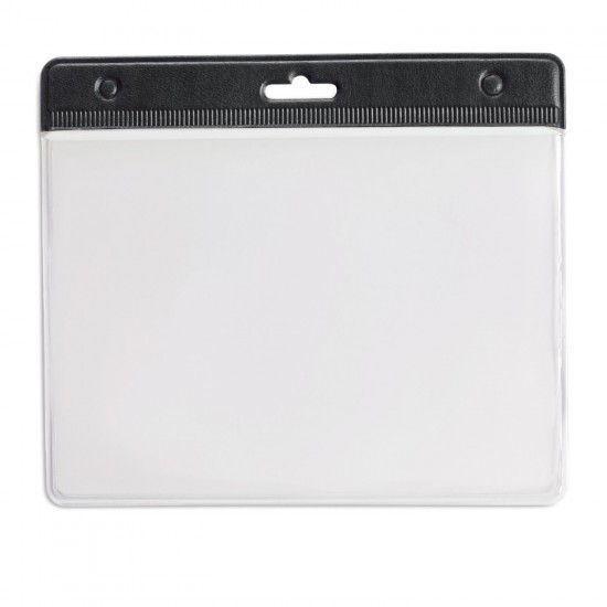 Бейдж горизонтальний Voyager чорний - V2712-03